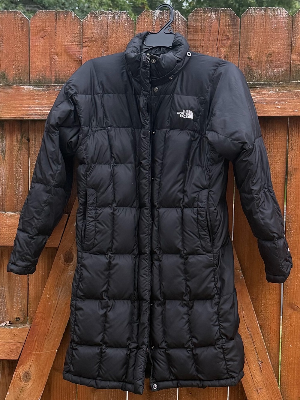 The North Face Black Long Puffer Coat
